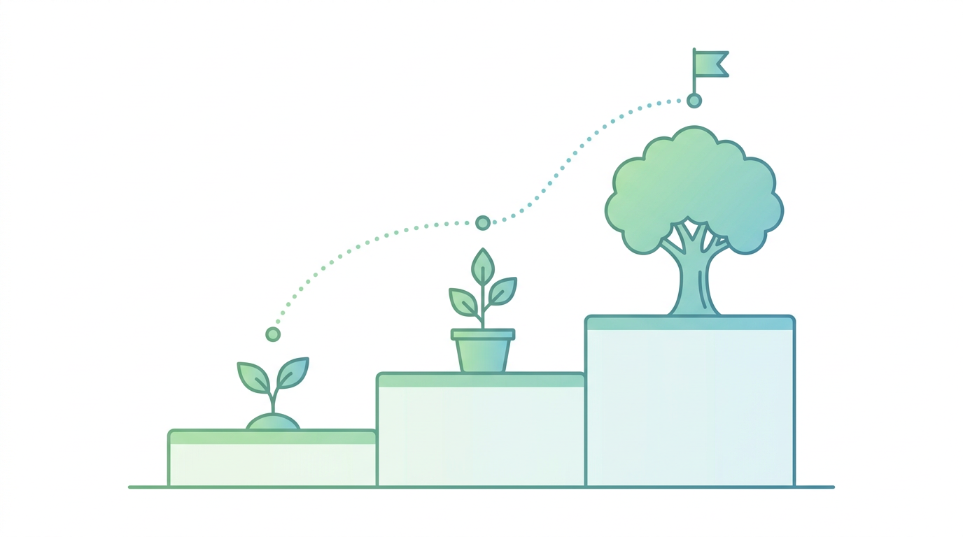 Malaysian SME Growth Stages Diagram: Starting, Growing, Scaling